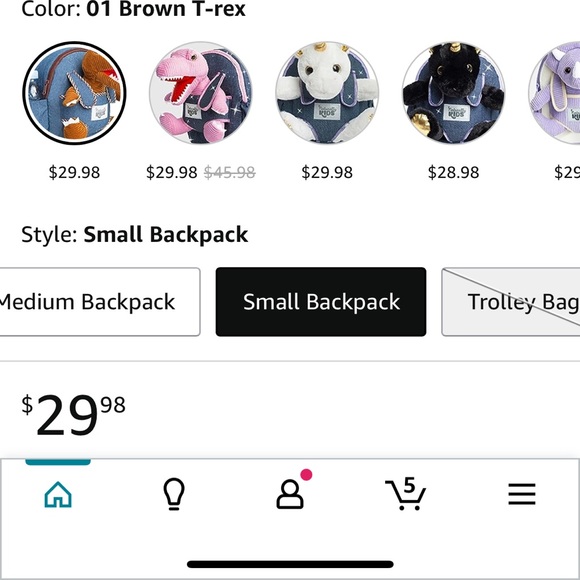 Naturally Kids small back pack - Picture 9 of 9